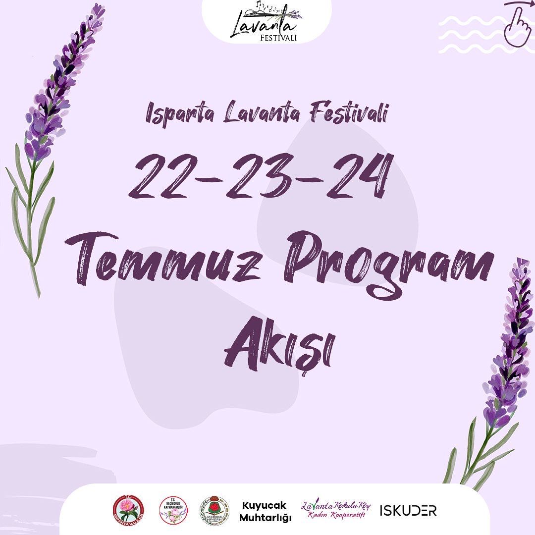 Lavanta Kokulu Köy Kuyucak Festival Programı