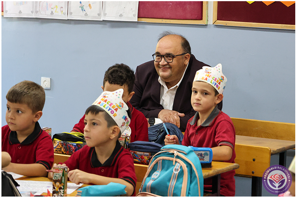 Okula Başlayan Çocuklarımızı Ziyaret Ettik.